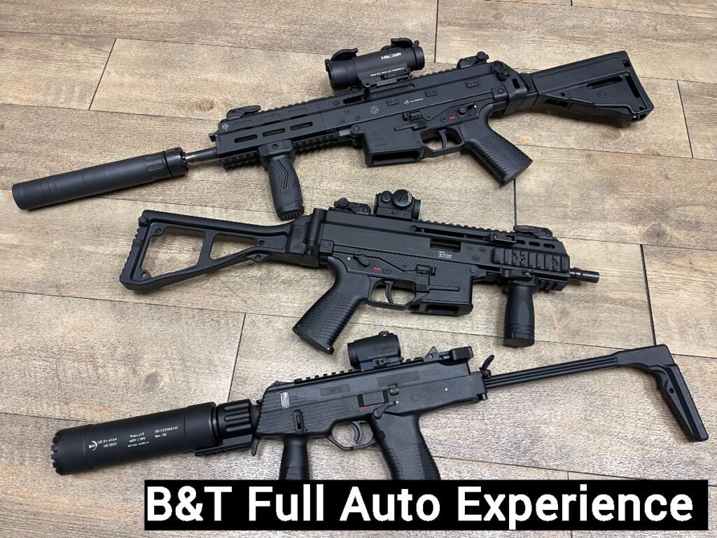 B T Full Auto Experience Centerfire Shooting Sports
