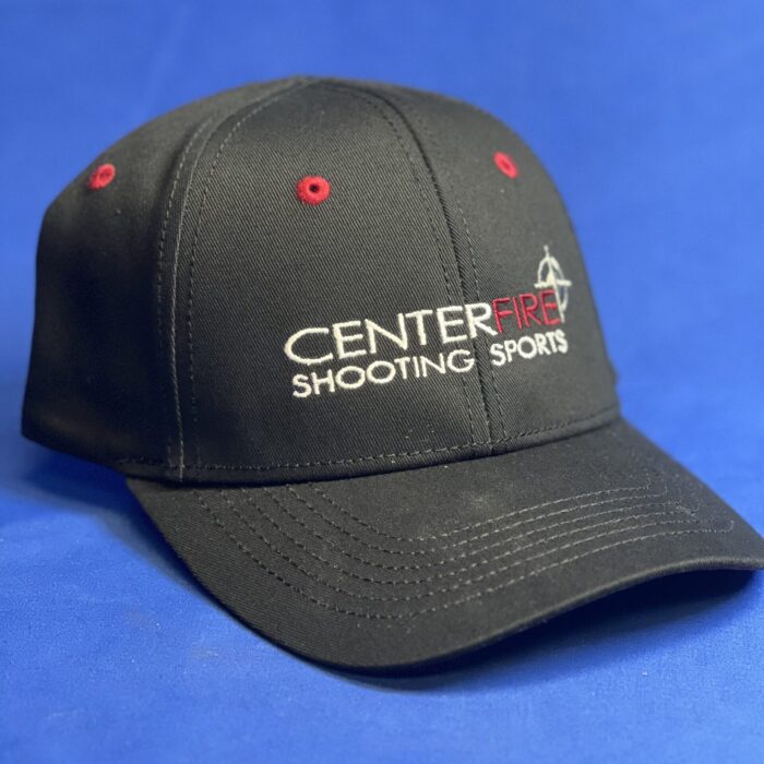 Centerfire Shooting Sports Hat BLACK Logo Hat Centerfire Shooting